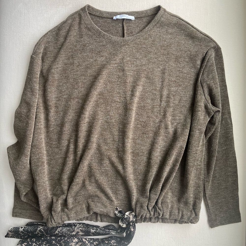 Zara Basic Drawstring Sweater